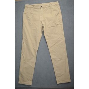 YoungLA Pants Mens 38x31 625 Slim Fit Chino Tapered Leg‎ Stretch Beige